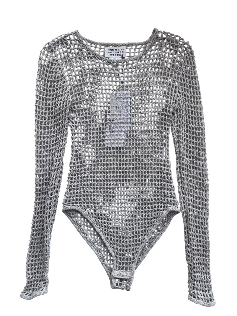 Maison Margiela FW2016 Wool Crochet Bodysuit