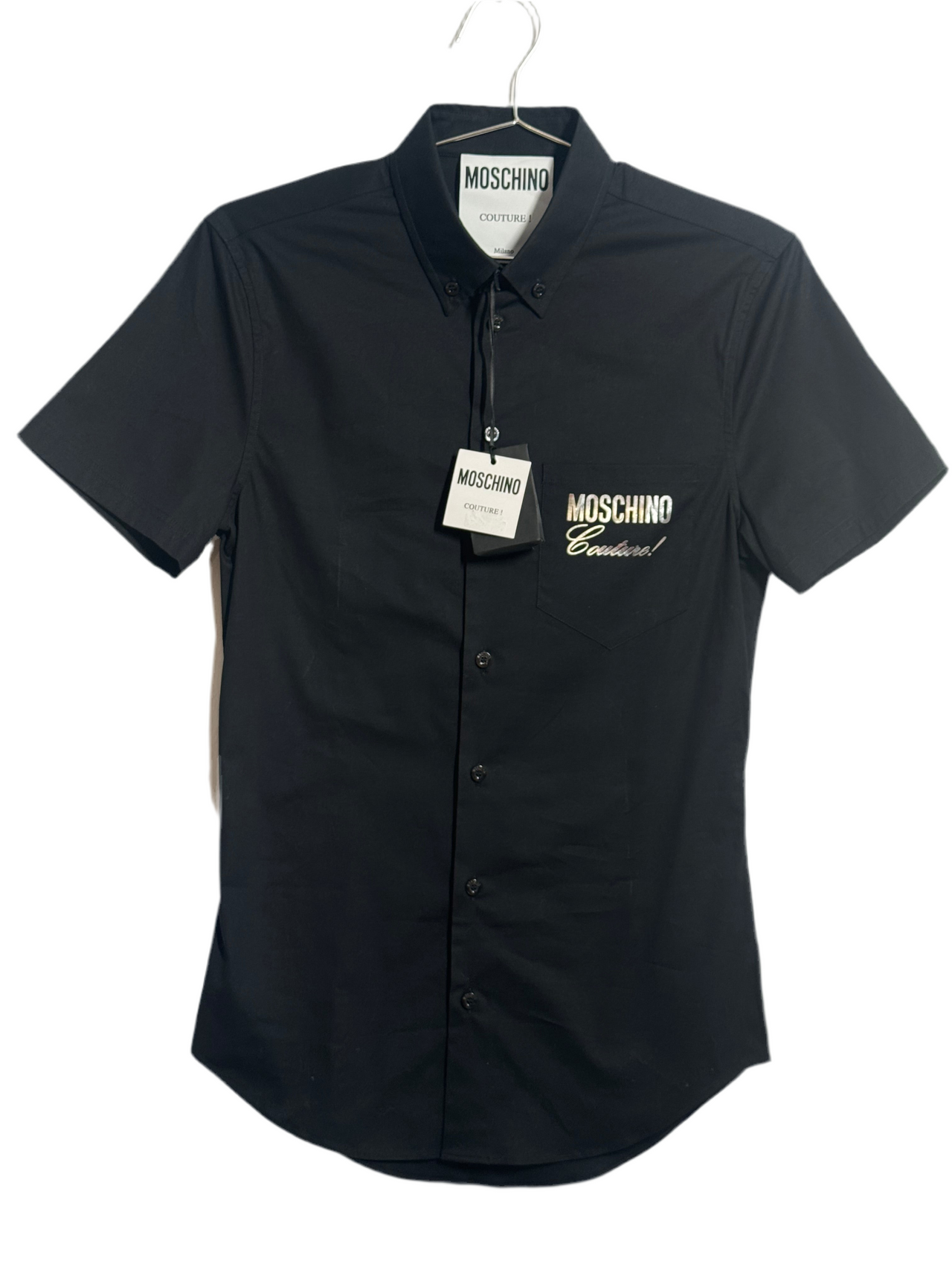 MOSCHINO Couture! Black Fitted Shirt