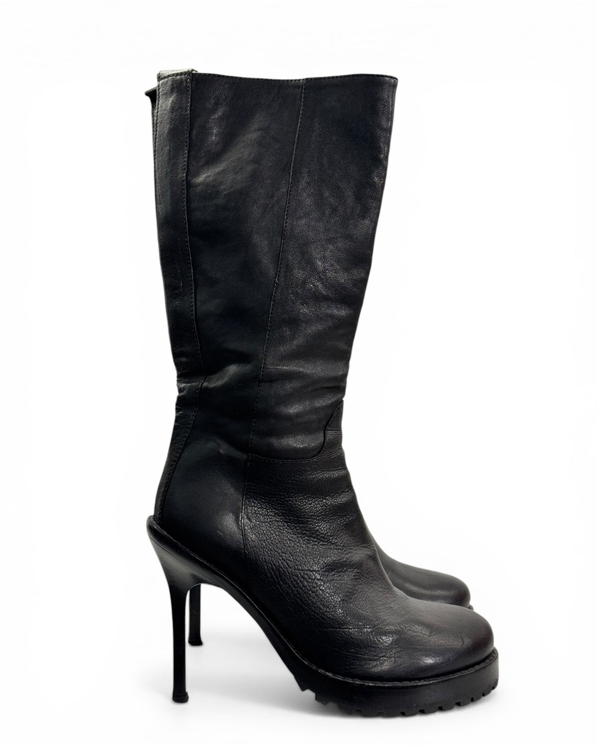 Ann Demeulemeester Archive Lug Sole Stiletto Boots