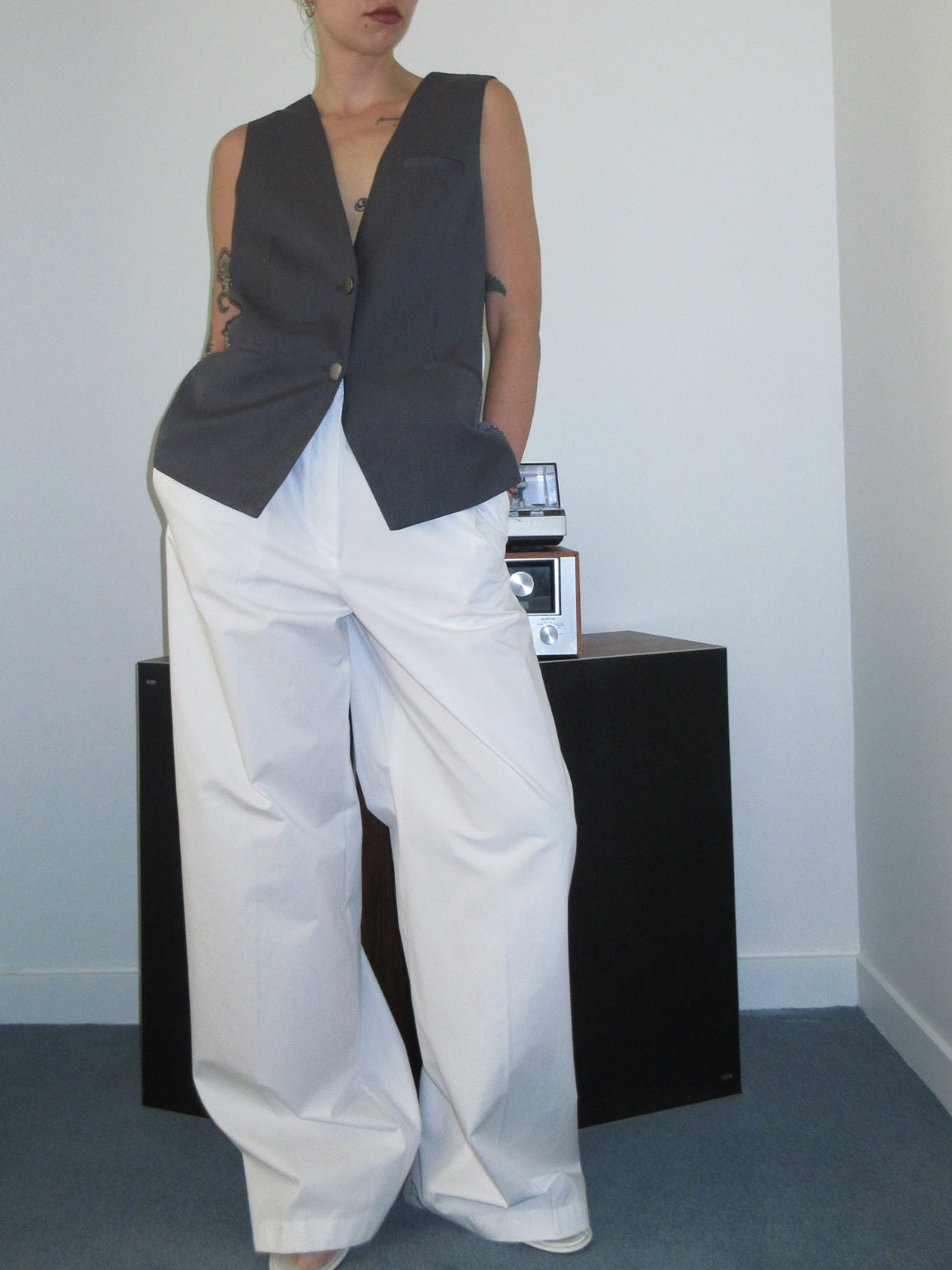 Remain Birger Christensen Tailored Pinstripe Vest
