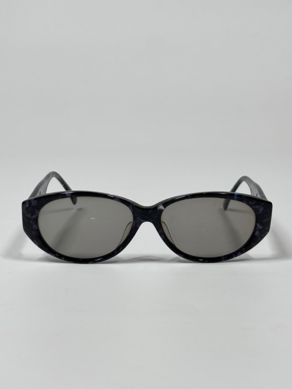 CÉLINE Black Marble Oval Sunglasses