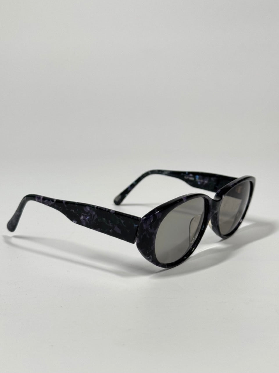 CÉLINE Black Marble Oval Sunglasses