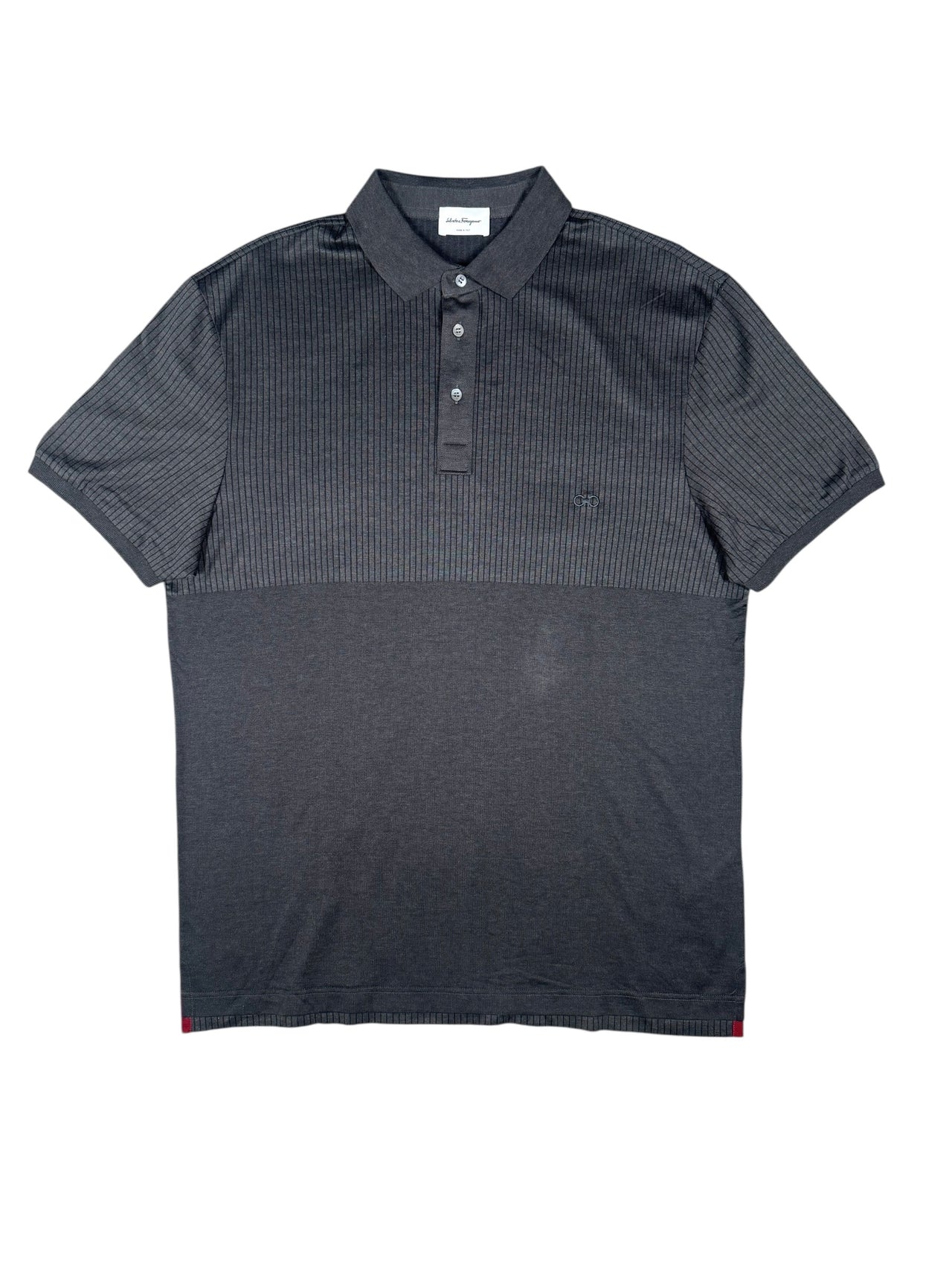 Salvatore Ferragamo Tonal Polo Shirt