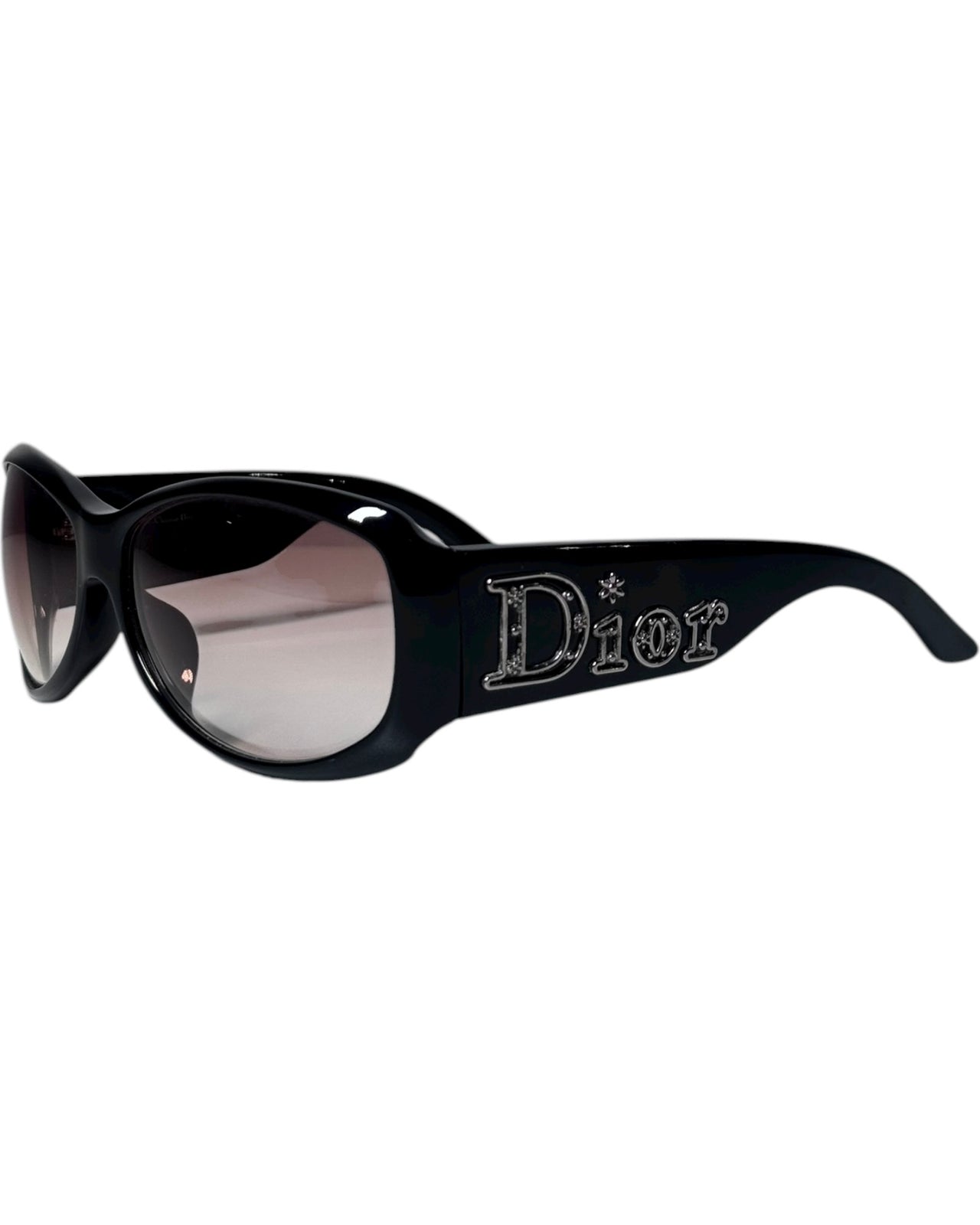 Christian Dior Aventura Black Logo Sunglasses