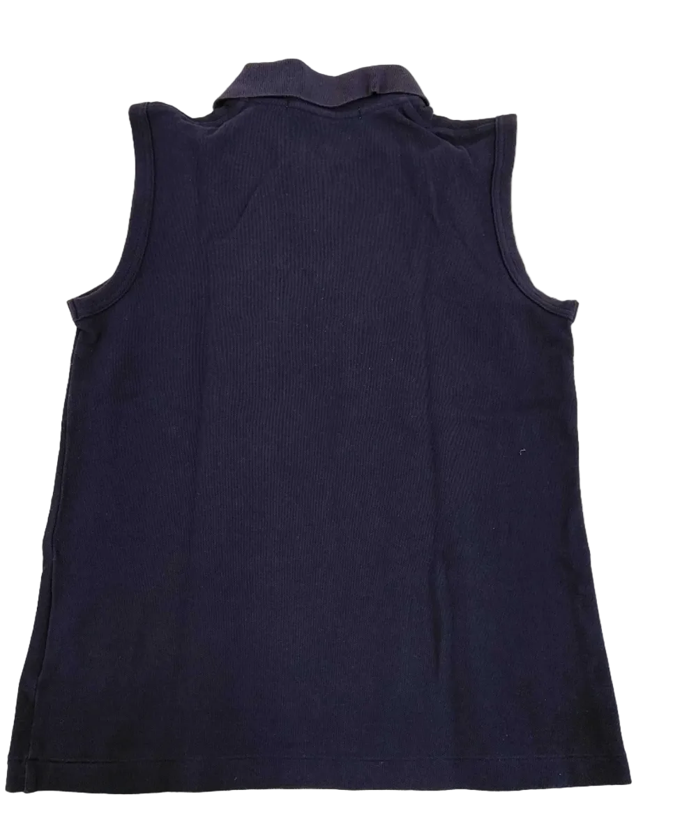 COMME des GARÇONS CdG Logo Sleeveless Polo Top