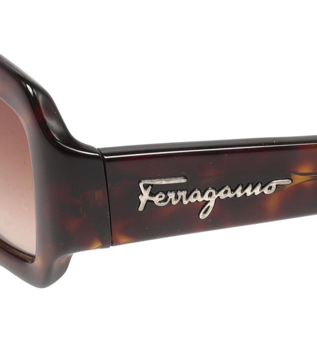 Salvatore Ferragamo Tortoise Logo Sunglasses