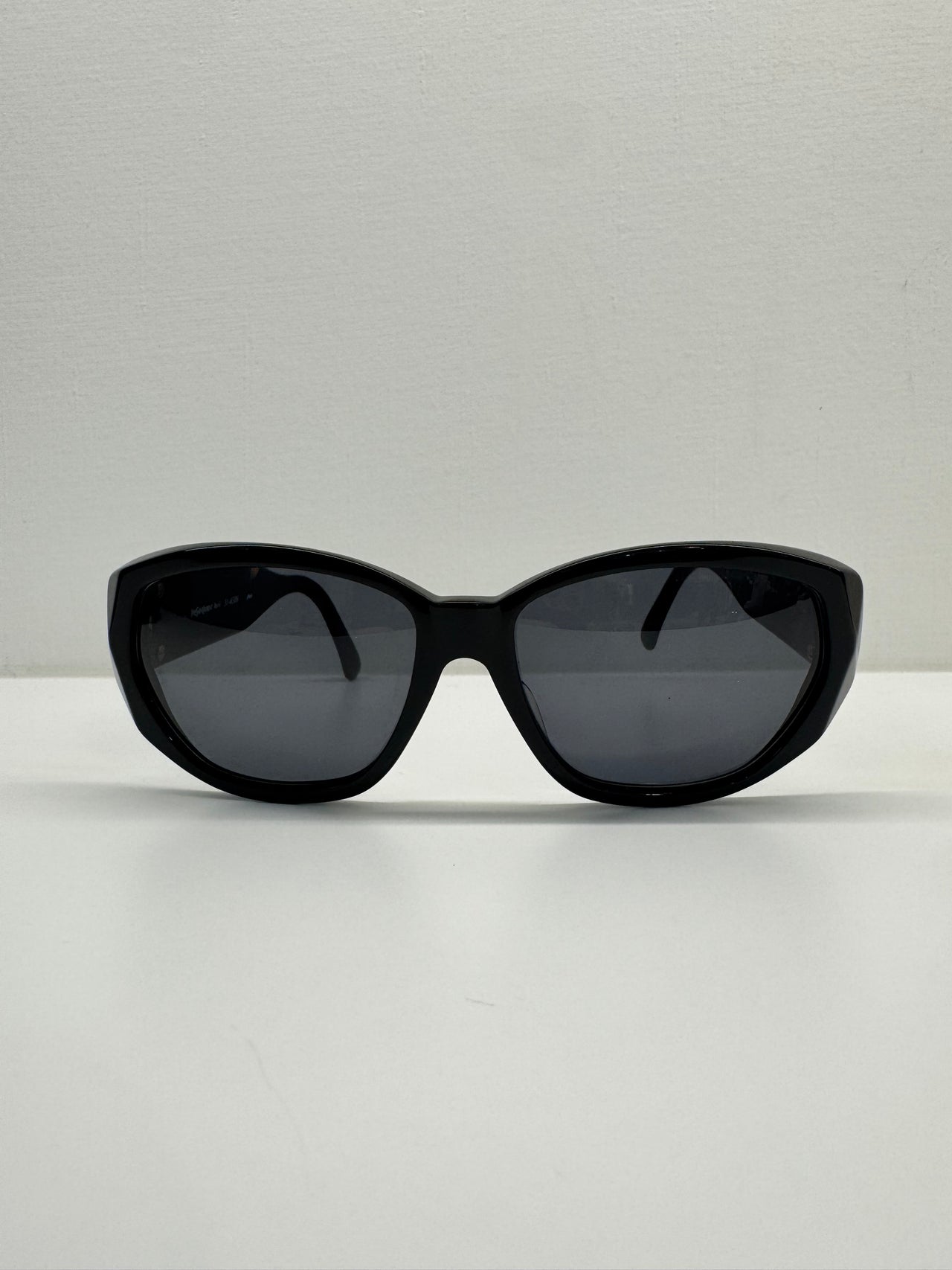 Yves Saint Laurent Vintage YSL Logo Angular Sunglasses