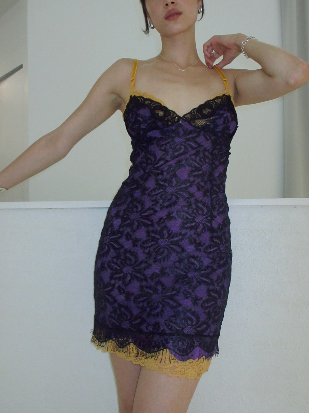 Dolce & Gabbana Archive 90s Lace Slip Dress