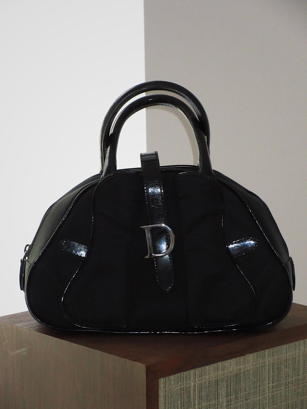 Dior Saddle Nylon Boston Bag