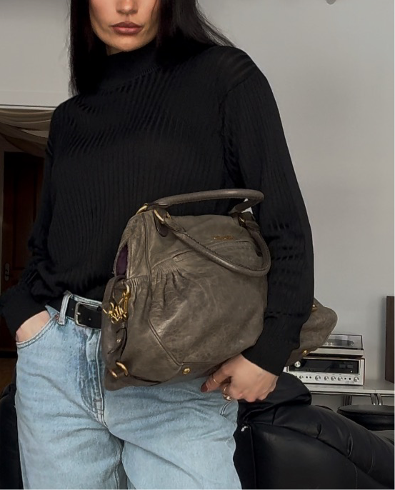 Miu Miu Vitello Two Way Bag