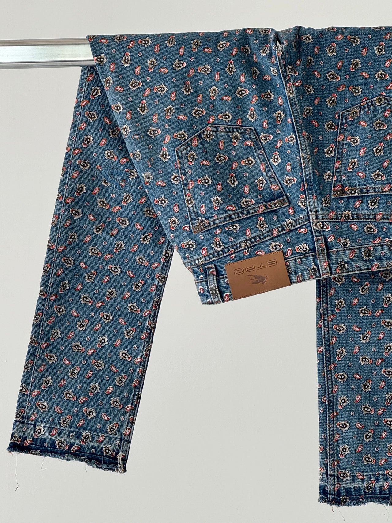 Etro Paisley Denim Jeans