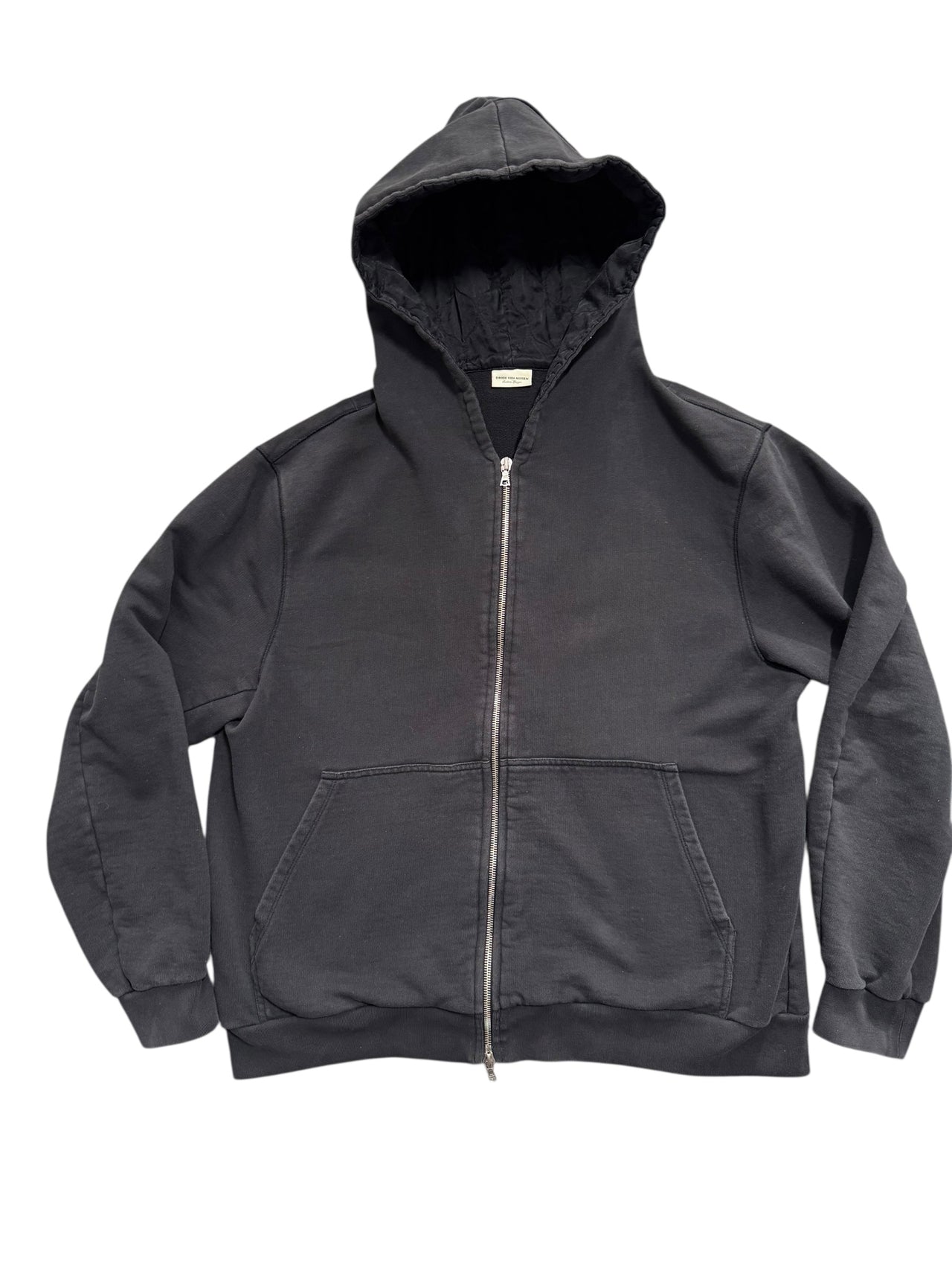 Dries Van Noten Quilted-Lining Hoodie