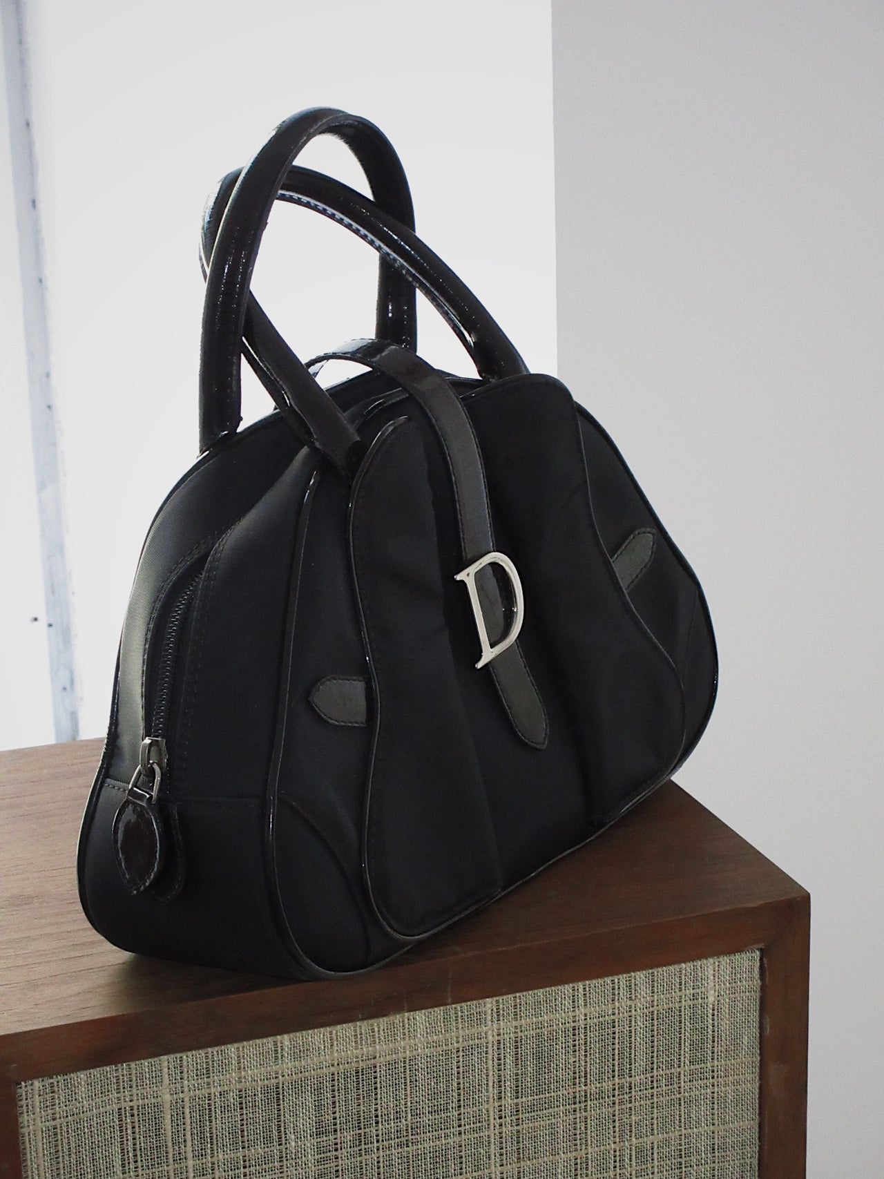 Dior Saddle Nylon Boston Bag