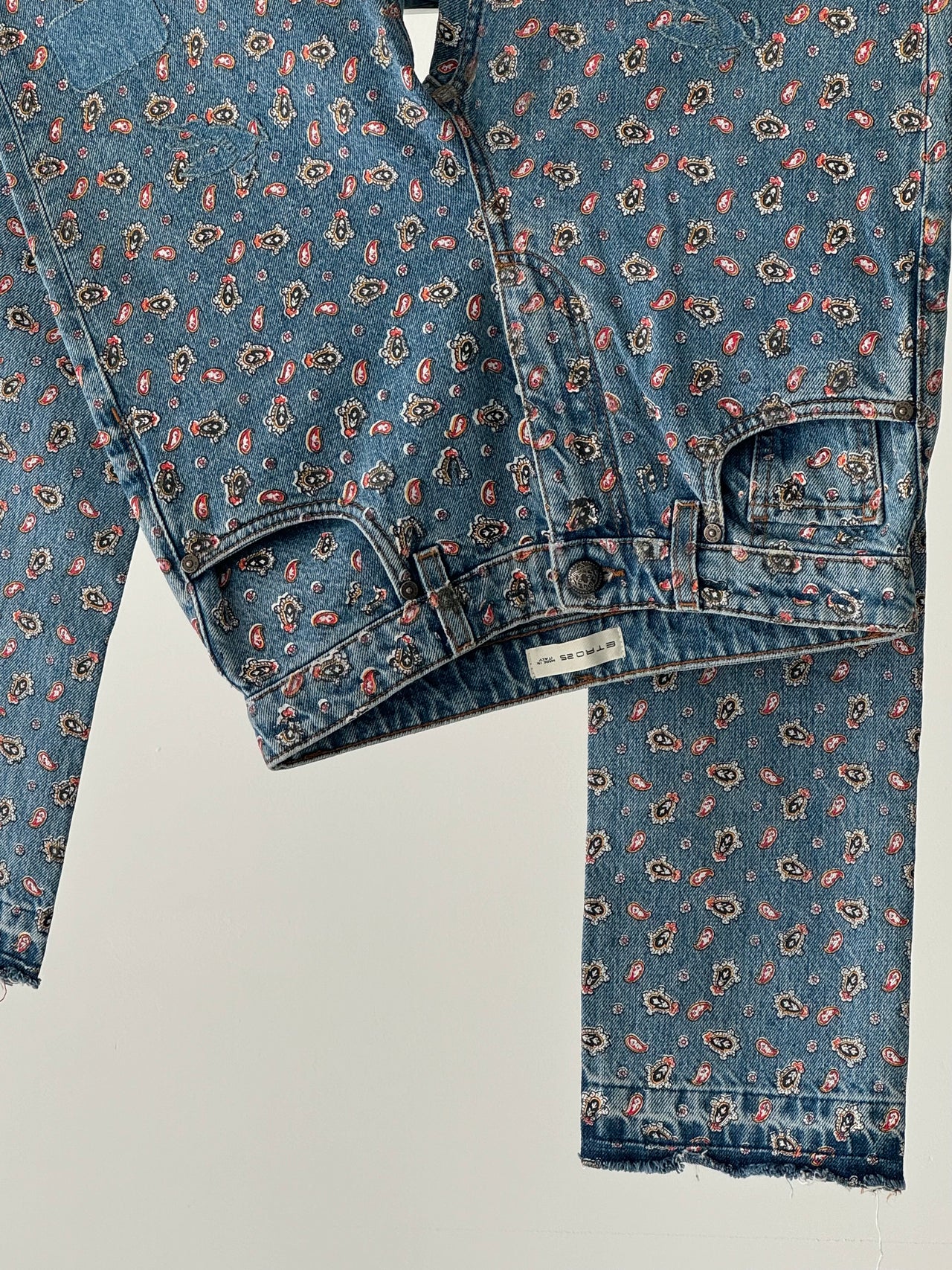 Etro Paisley Denim Jeans