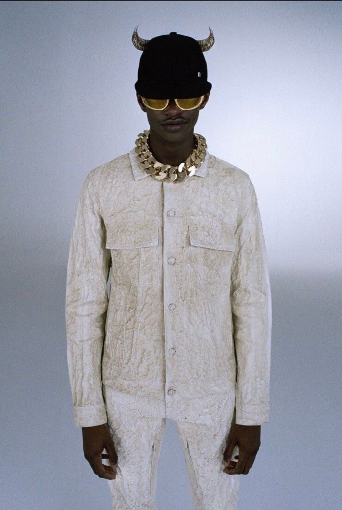 Givenchy SS21 Limited Edition Croc Painted Jacket