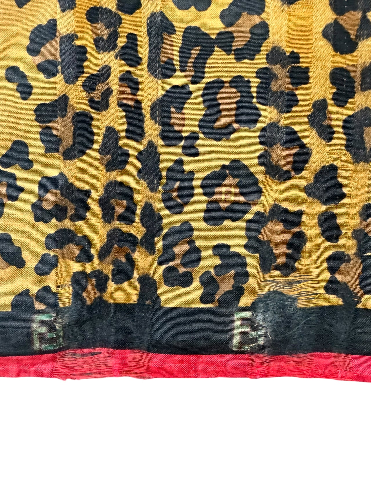 Fendi Leopard Print Small Scarf