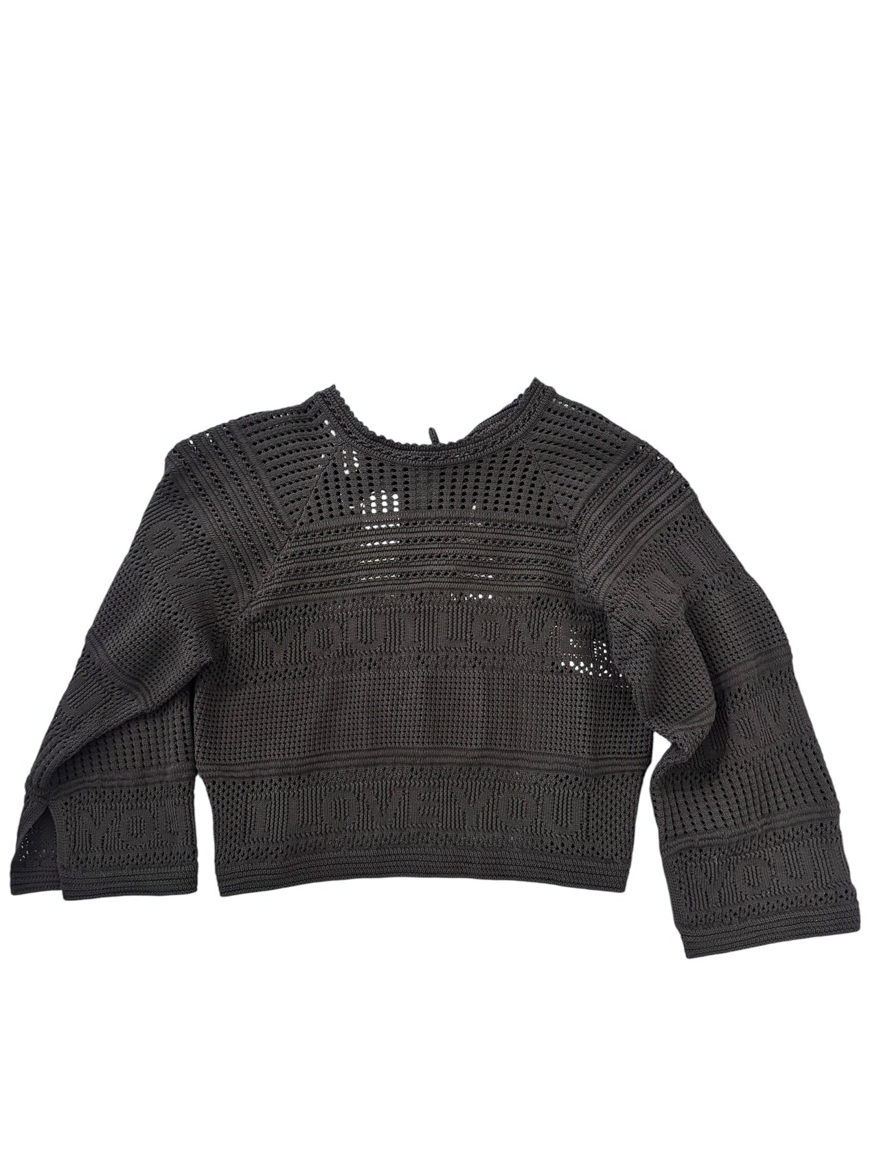 Stella McCartney Crochet "Love" Open Back Top