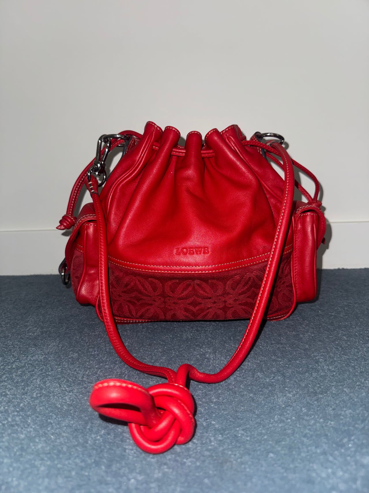 Loewe Vintage Drawstring Shoulder Bag
