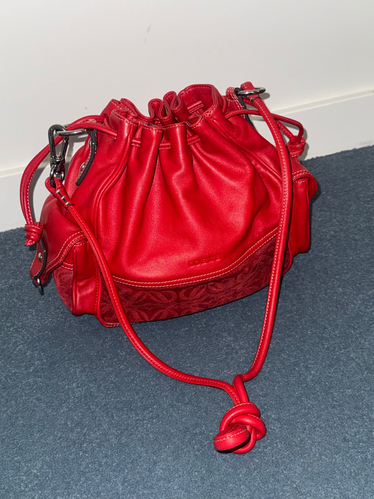 Loewe Vintage Drawstring Shoulder Bag
