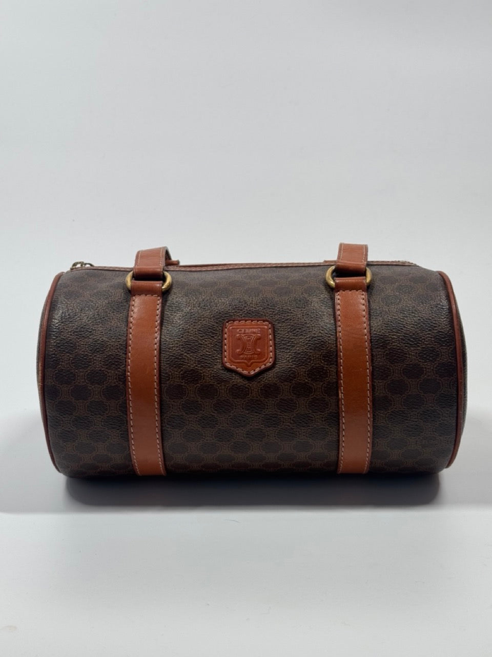 Celine Macadam Cylinder Handbag