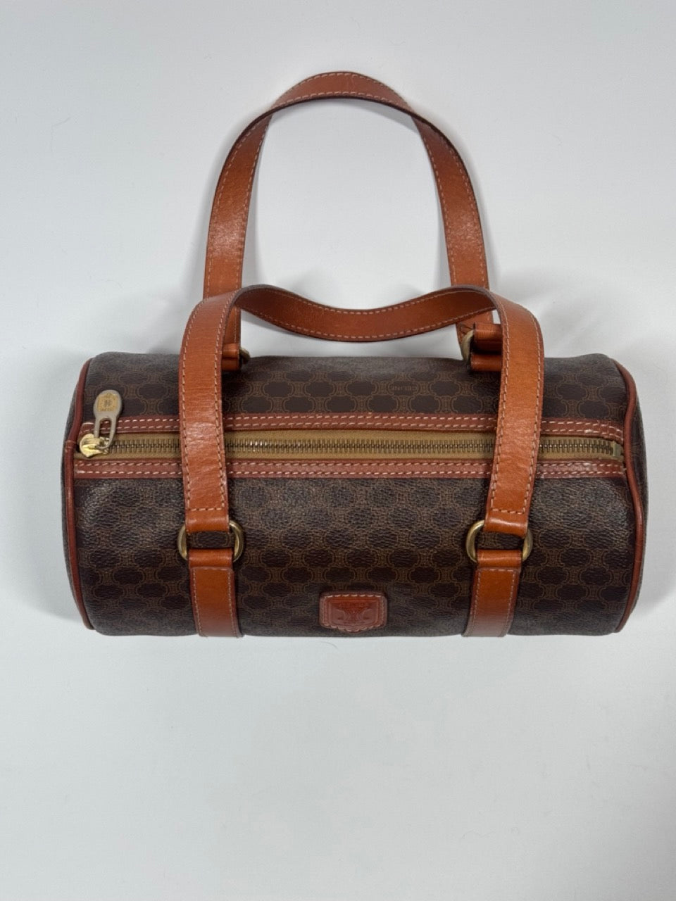 Celine Macadam Cylinder Handbag