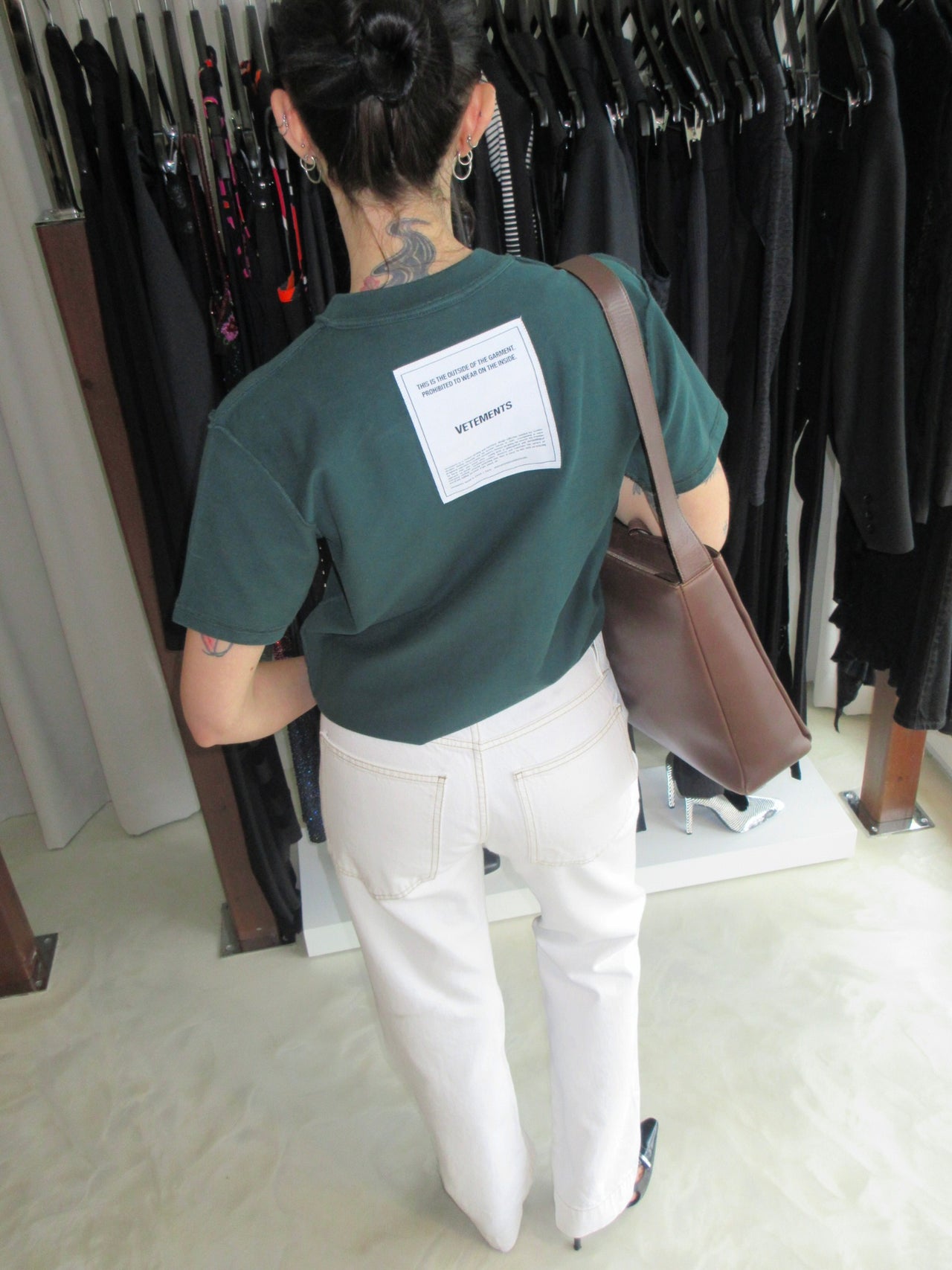 Vetements 2019 "Inside-Out" Logo T-Shirt