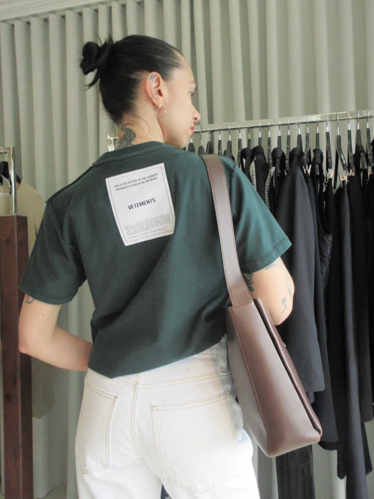 Vetements 2019 "Inside-Out" Logo T-Shirt