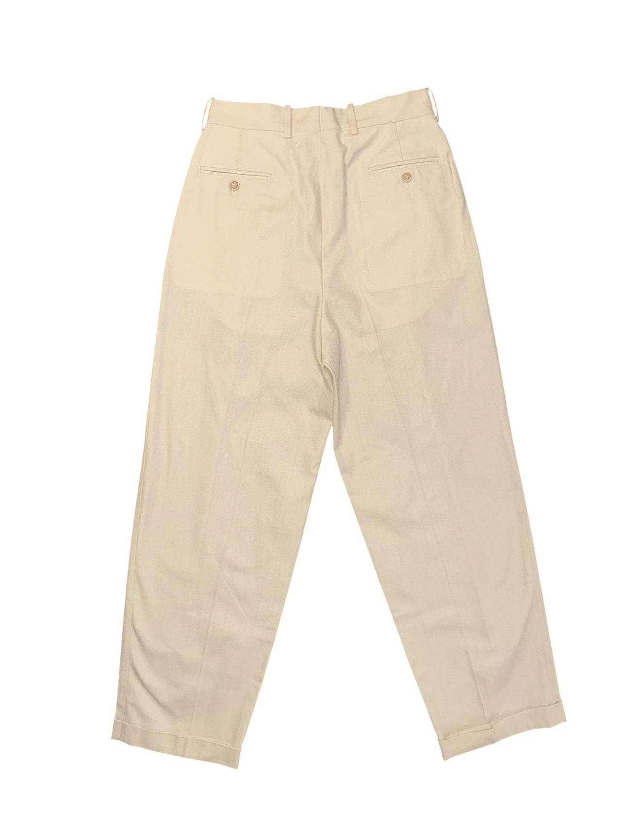 Maison Margiela Pleated Herringbone Trousers