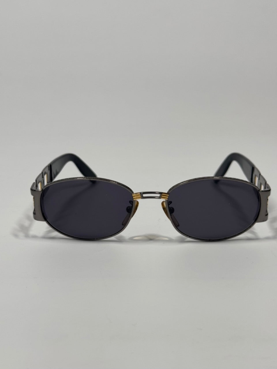 Fendi Logo Cutout Oval Sunglasses
