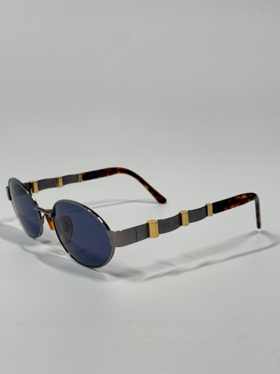Fendi Tortoise Shaded Oval Sunglasses