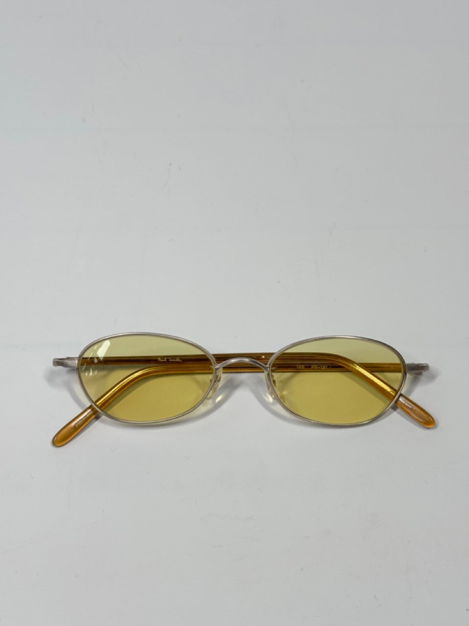 Vintage Paul Smith Oval Yellow-Tinted Sunglasses