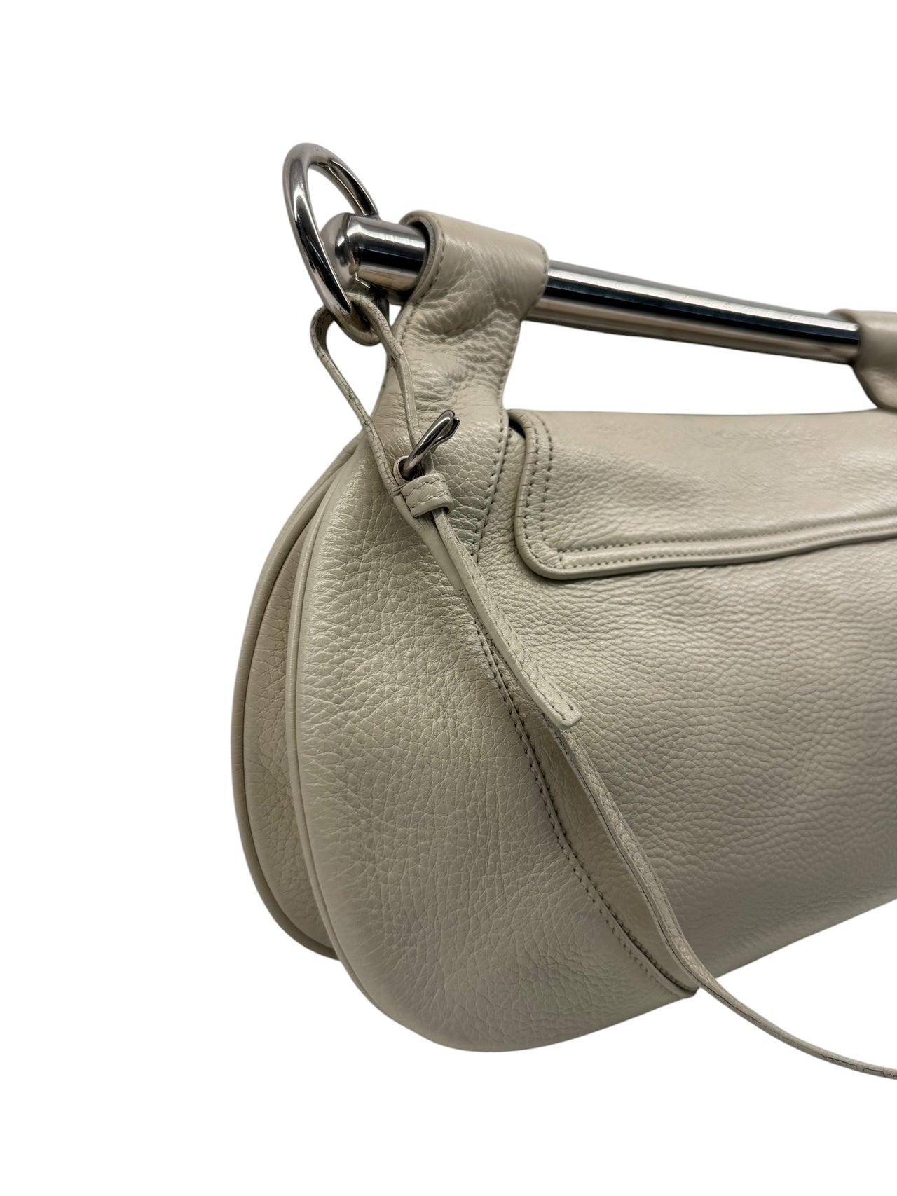 Prada Vitello Metal Bar Shoulder Bag