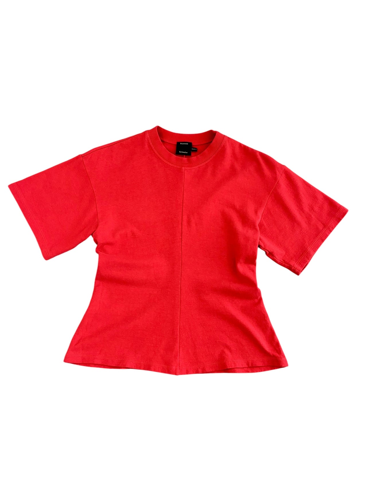 Proenza Schouler Red Paneled Tee