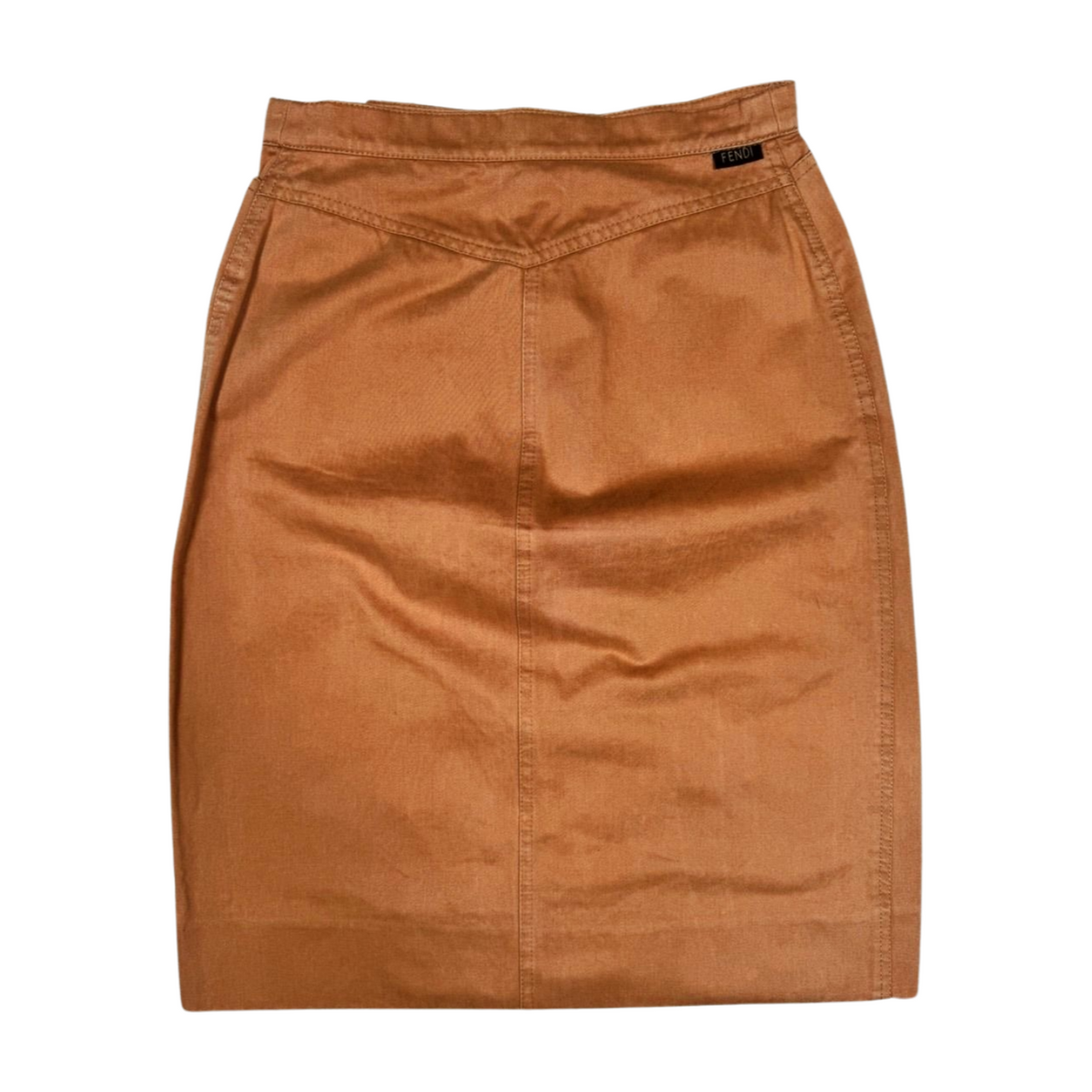 Fendi Cotton Cargo Style Skirt