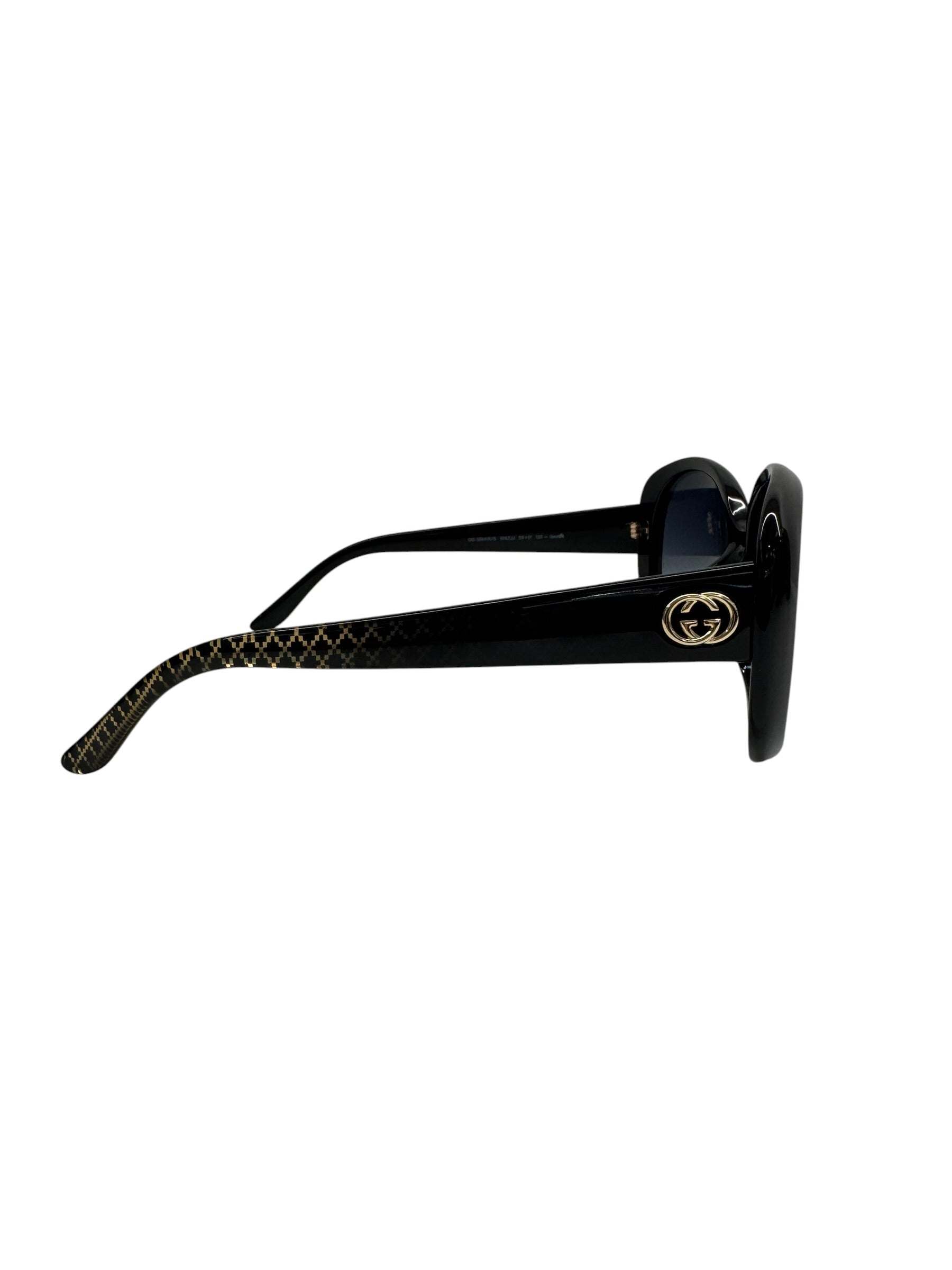 Gucci Vintage Interlocking GG Gold Rimless Sunglasses | LE DEPARTMENT