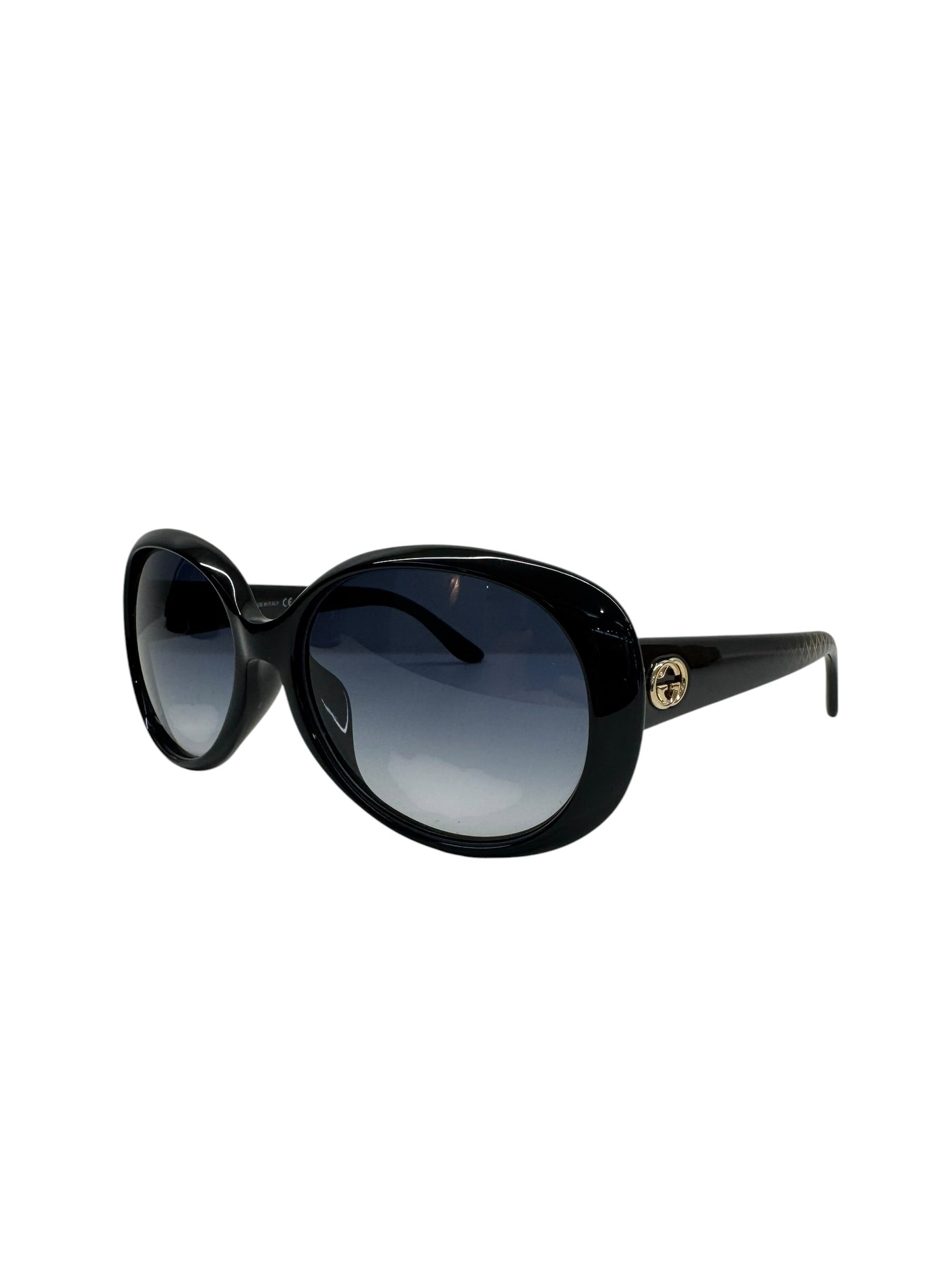 Gucci Vintage Interlocking GG Gold Rimless Sunglasses | LE DEPARTMENT