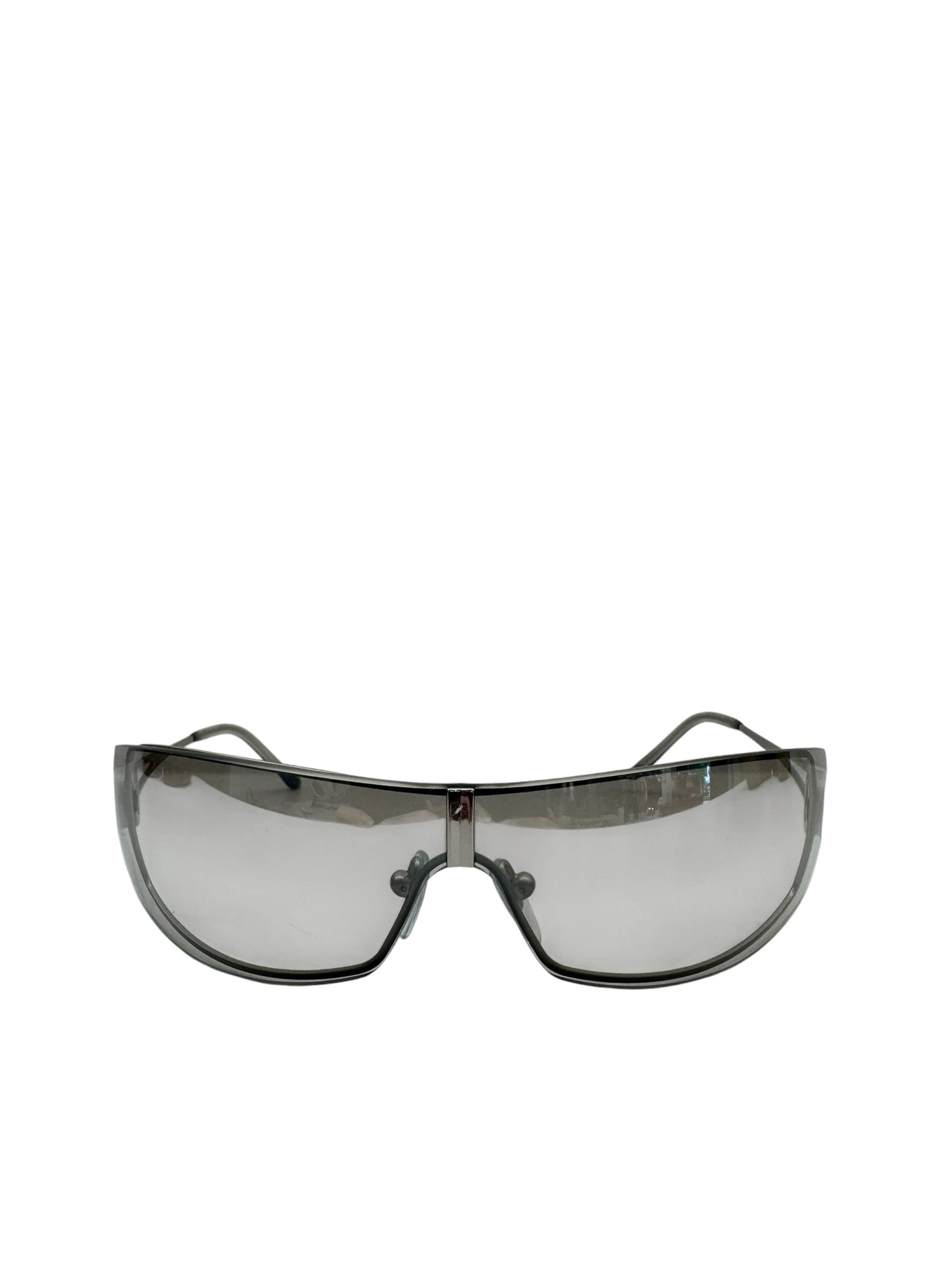 Bvlgari Monologo Rimless Shield Sunglasses