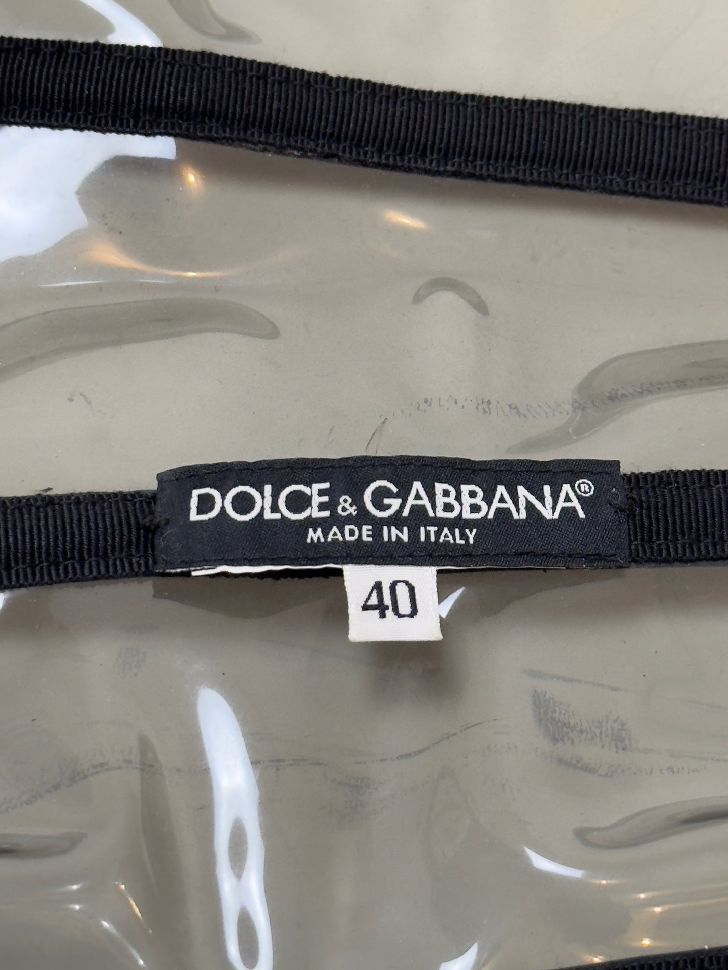 2007 Dolce & Gabbana Buckle Corset