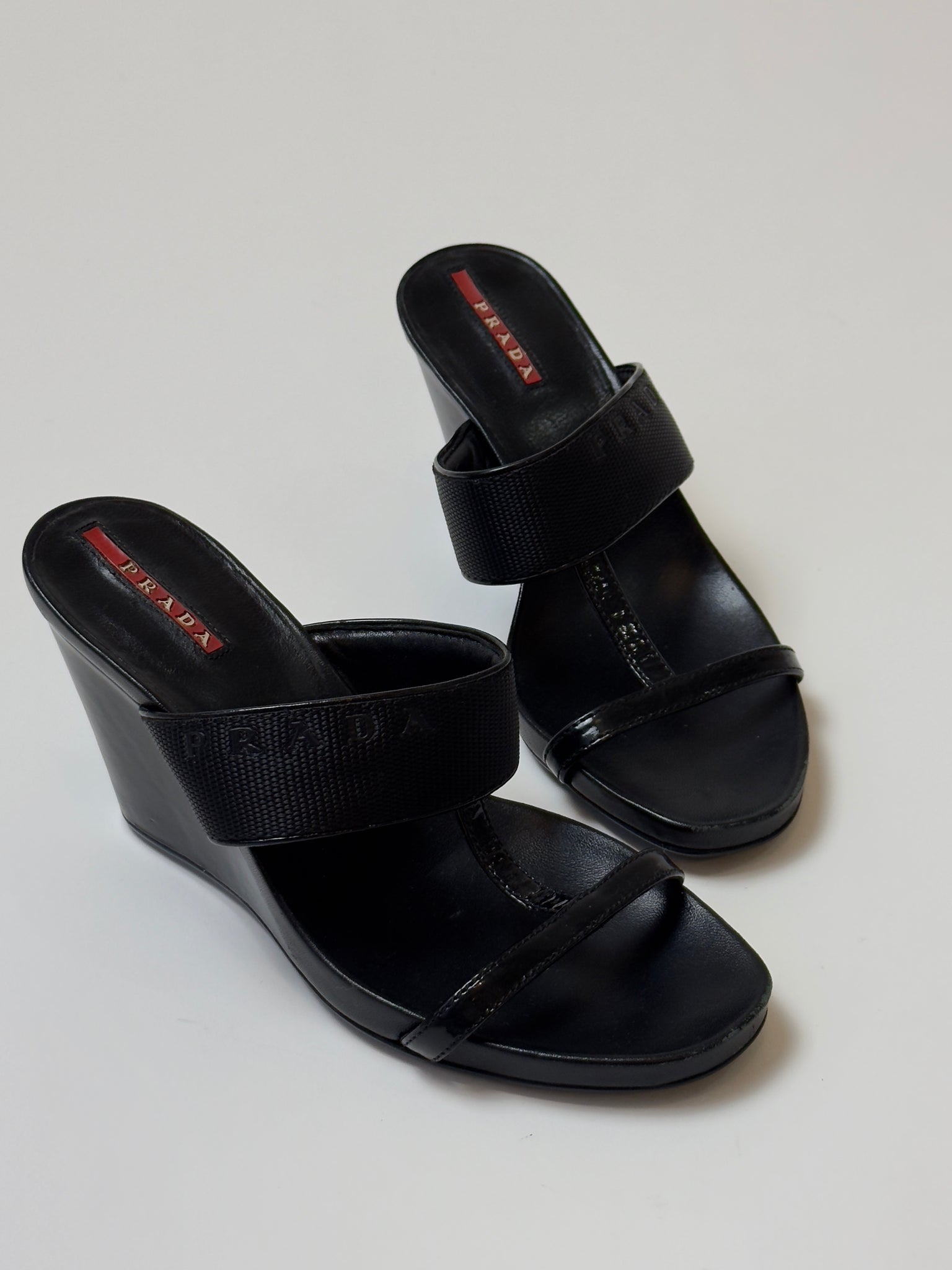 Prada linea rossa sandals store