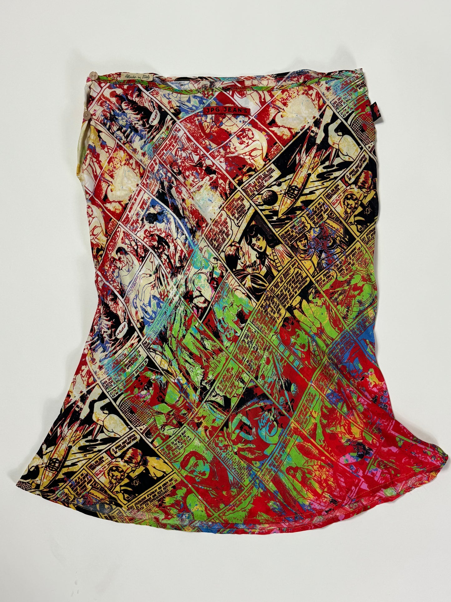 Jean Paul Gaultier 90s Pop Art Skirt