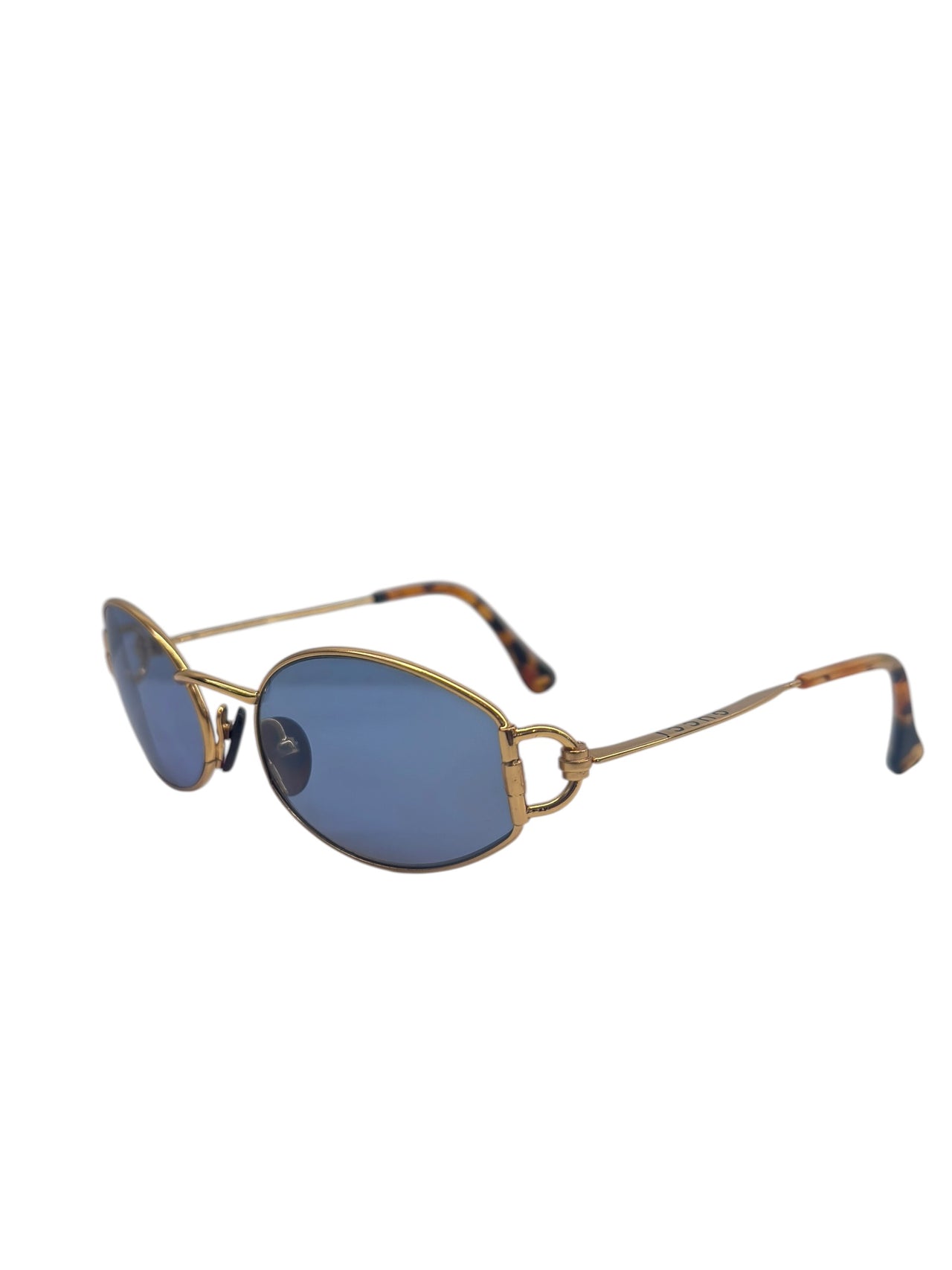 Gucci Horsebit Oval Tinted Sunglasses