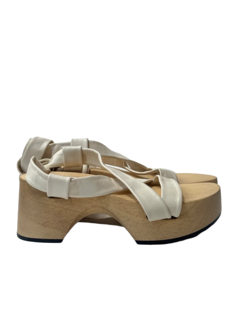 Jil Sander Lace Up Clog Sandals