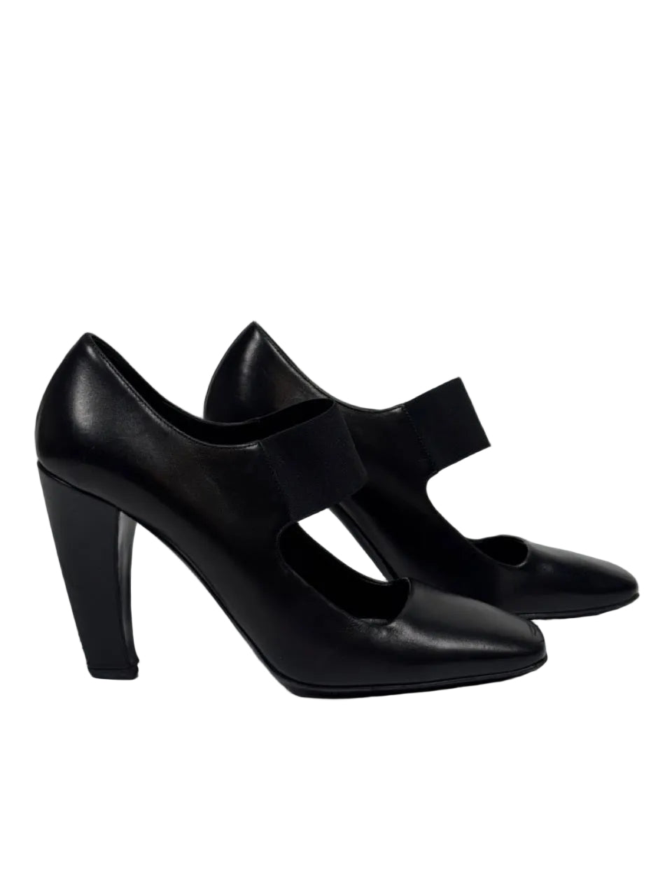 Prada Black Leather Mary Jane Square Toe Pumps – LE DEPARTMENT