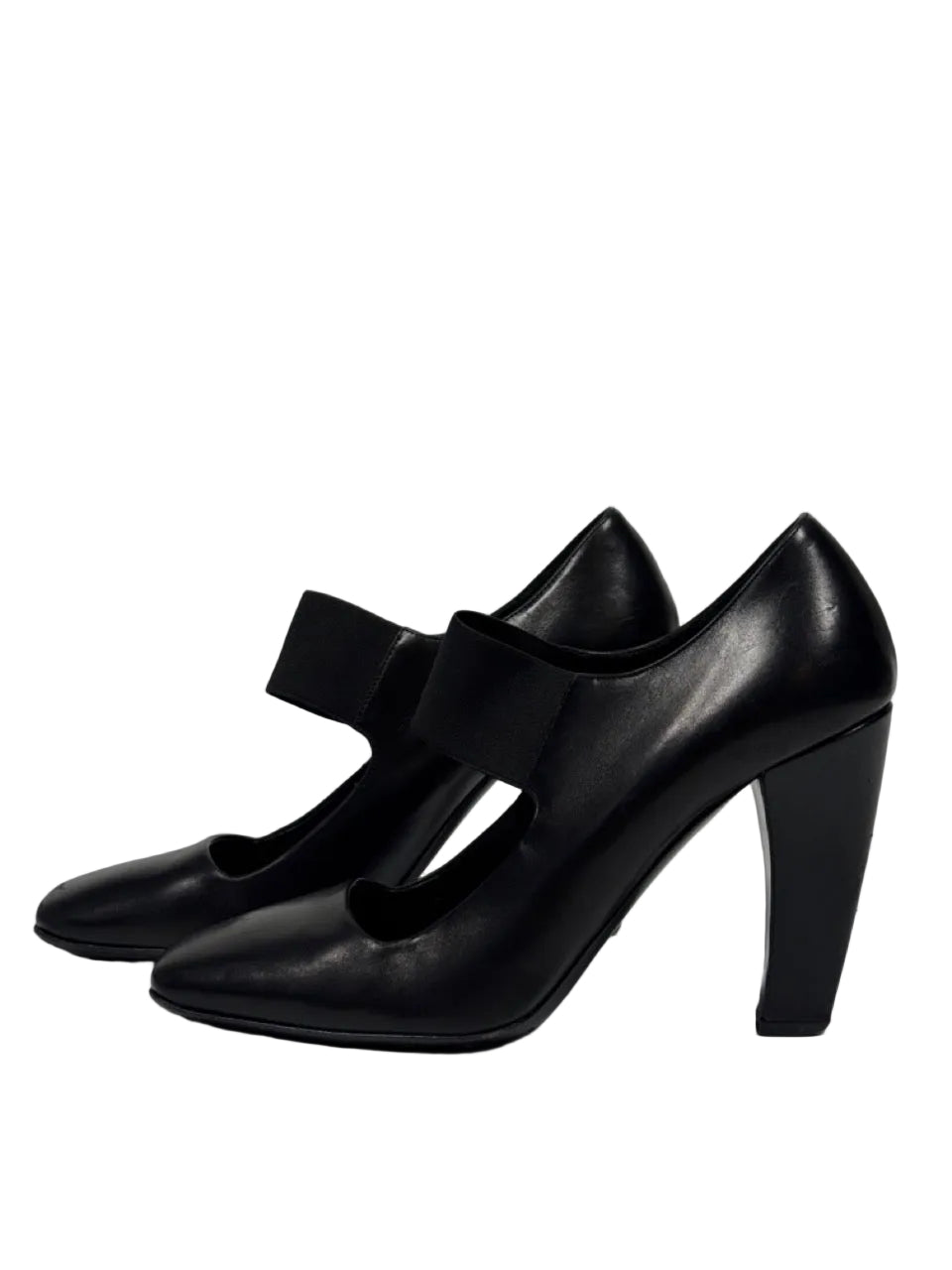 Prada Black Leather Mary Jane Square Toe Pumps – LE DEPARTMENT
