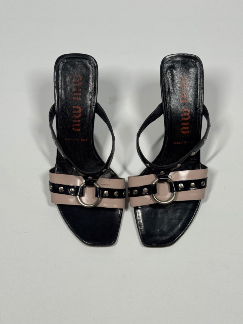 靴 Miu Miu 00s archive Mules black ribbon Miu Miu 00s archive Mules black ribbon