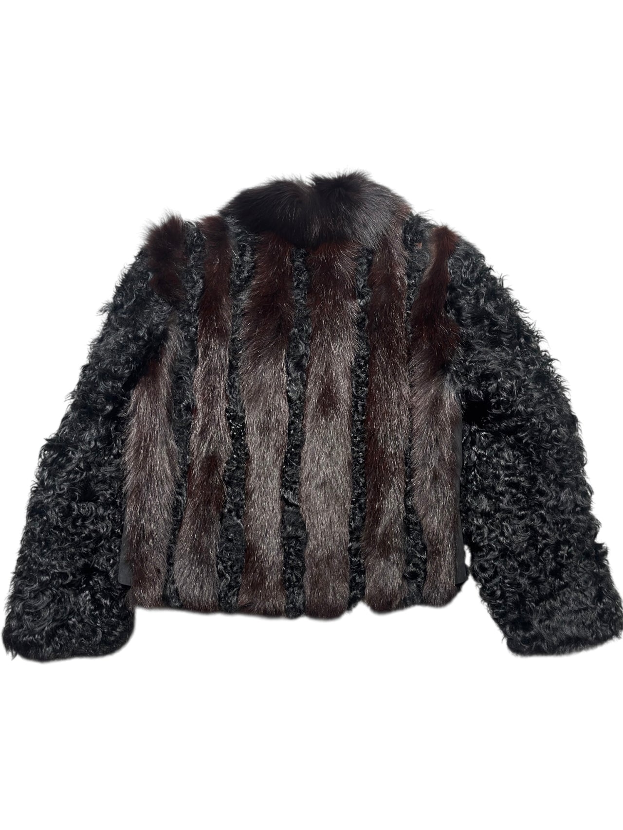 Vintage Dual-Texture Mink Fur Jacket
