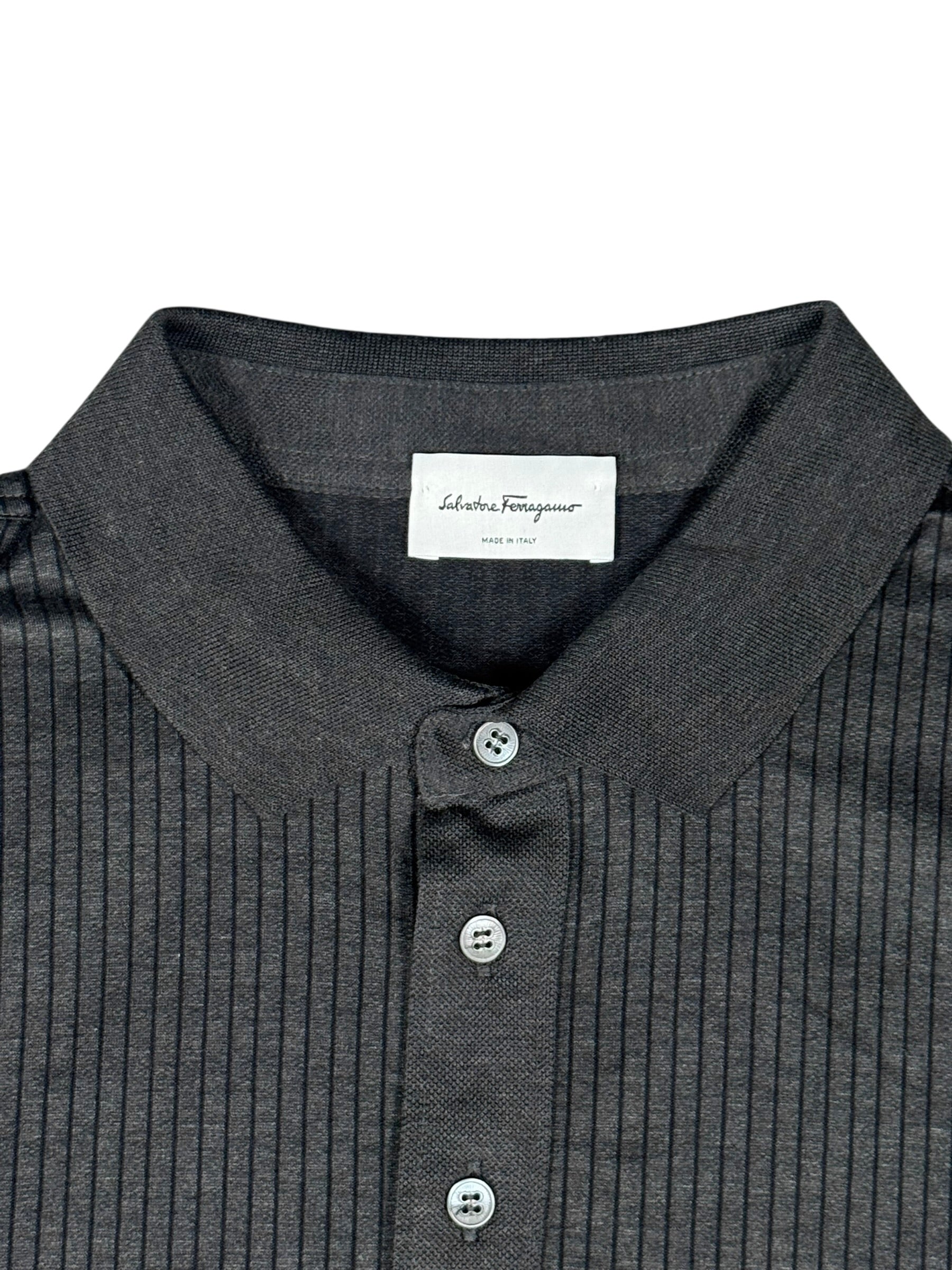 Salvatore Ferragamo Tonal Polo Shirt – LE DEPARTMENT