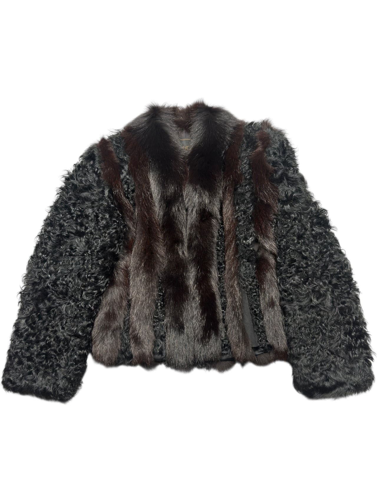 Vintage Dual-Texture Mink Fur Jacket