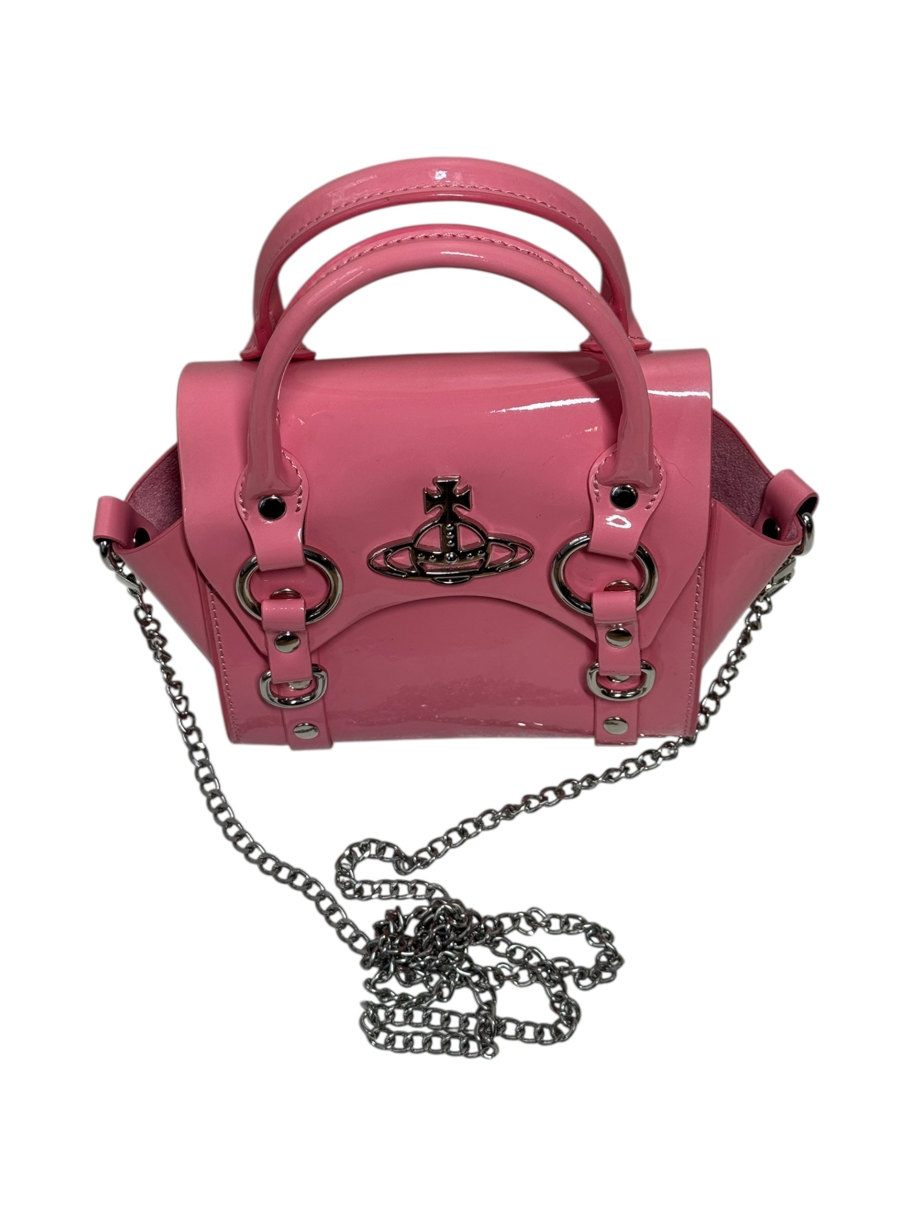 Vivienne Westwood Pink Patent Mini Betty Bag – LE DEPARTMENT