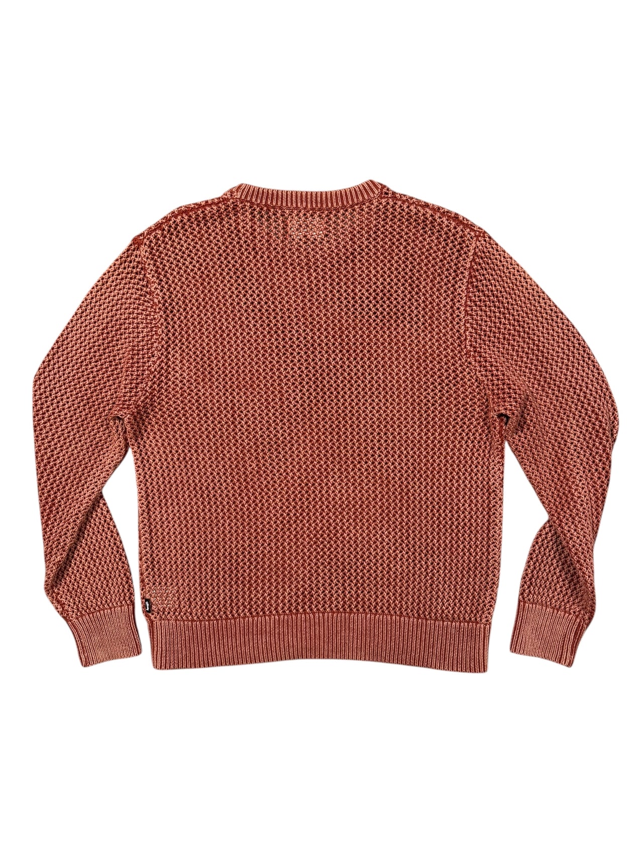 vintage orange clothing knitted crewneck sweater